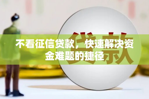 博湖不看征信贷款，快速解决资金难题的捷径
