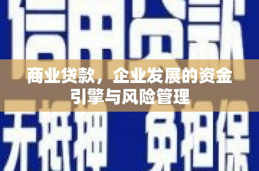 博湖商业贷款，企业发展的资金引擎与风险管理