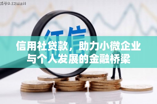 博湖信用社贷款，助力小微企业与个人发展的金融桥梁