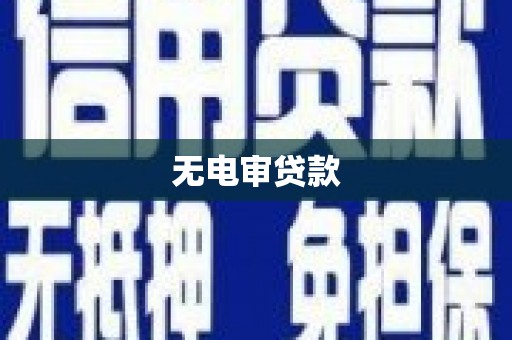 博湖无电审贷款