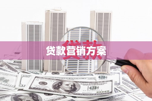 博湖贷款营销方案