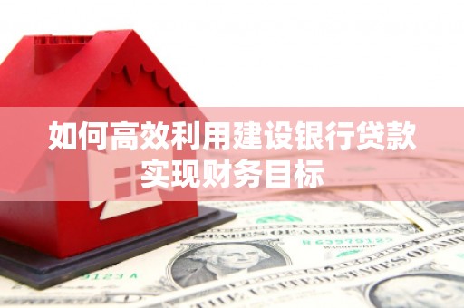 博湖如何高效利用建设银行贷款实现财务目标
