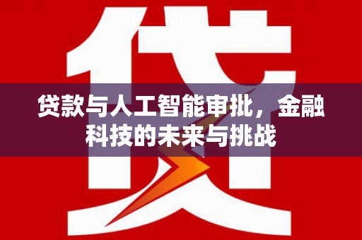 博湖贷款与人工智能审批，金融科技的未来与挑战