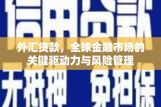 博湖外汇贷款，全球金融市场的关键驱动力与风险管理