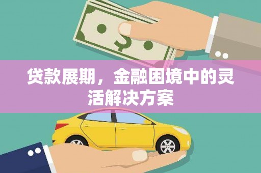 博湖贷款展期，金融困境中的灵活解决方案