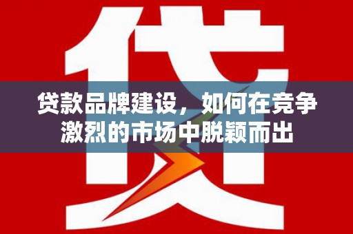 博湖贷款品牌建设，如何在竞争激烈的市场中脱颖而出