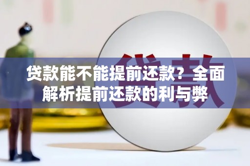 博湖贷款能不能提前还款？全面解析提前还款的利与弊