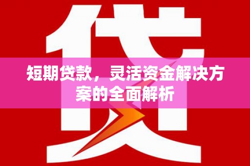 博湖短期贷款，灵活资金解决方案的全面解析