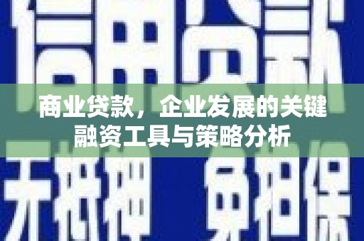 博湖商业贷款，企业发展的关键融资工具与策略分析