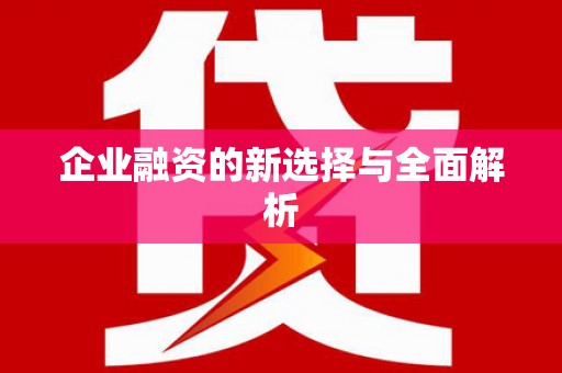 博湖企业融资的新选择与全面解析